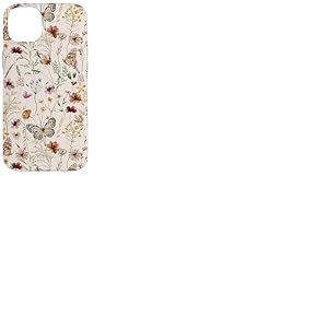 Fleur sauvage papillon amoureux fleur d'été Coque pour iPhone 14 Plus