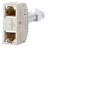 METZ CONNECT Adaptateurs Cable Sharing pnp1, t&eacute;l&eacute;phone/t&eacute;l&eacute;phone, x2