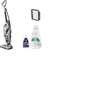 BISSELL CrossWave C3 Pro, Aspirateur Balai Laveur à Câble, Aspire, Lave et Sèche, Nettoyeur Eau Poussière, Extraction Puissante des Taches Humides et Sèches, Nettoyeur 3en1 pour Multi-surfaces, 3555N