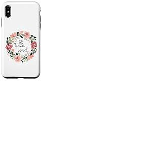 65 Years Loved Women Men 65 Years Old 65th Birthday Coque pour iPhone XS Max