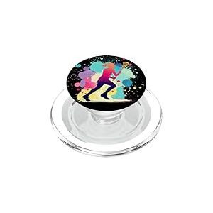 Lacrosse | Graphique de Lacrosse | pour Femmes, Filles PopSockets PopGrip pour MagSafe