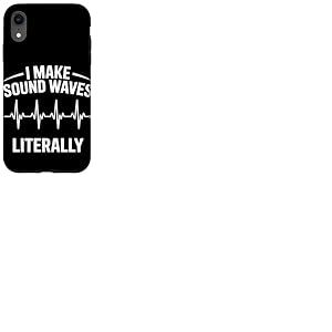 I Make Sound Waves Littéralement Ingénieur Audio Coque pour iPhone XR