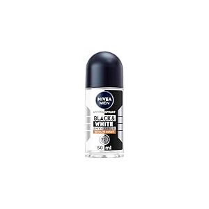 NIVEA MEN D&eacute;odorant Bille Black & White Ultimate Impact (1 x 50 ml), d&eacute;odorant homme anti-traces blanches et jaunes, anti-transpirant anti odeur & humidit&eacute;, protection efficace 72h, sans alcool