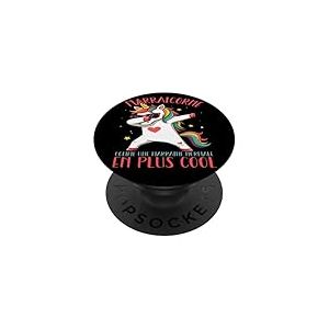 Marraicorne Humour Marraine Licorne Dab Cadeau PopSockets PopGrip Adh&eacute;sif