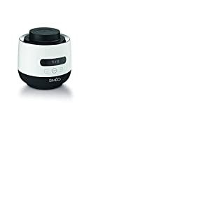 Siméo - Yaourtière Fromagère YVA760 20W pour Yaourt Maison Classique, aux Boissons Végétales, Skyr, Fromage Blanc, Frais, Faisselle - 6 Pots - ∅19x22,5 cm