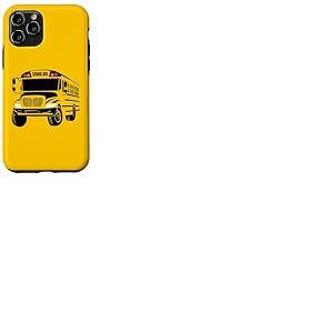 Costume de conducteur de Bus Scolaire Jaune Coque pour iPhone 11 Pro