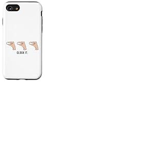 Tendance : mème, clic à la Main, pointeur, Pouce, Doigt, Touche, Horloge Coque pour iPhone SE (2020) / 7/8
