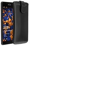 mumbi Etui pour Microsoft Lumia 950 Noir