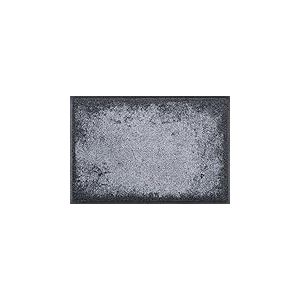 Wash+Dry Tapis de Sol, Shades of Grey 50x75cm, int&eacute;rieur et ext&eacute;rieur, Lavable