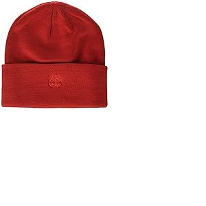 Timberland Cuffed Beanie with Embroidered Logo Chapeau pour Temps Froid, Cerise de Barbado, Taille Unique Homme