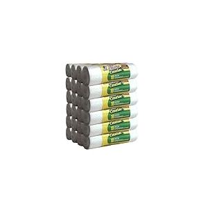 CSC - Sac Poubelle 110L avec Lacets, 240 Pièces, Sac Tri Sélectif Intérieur et Extérieur 70x110cm, Anti-Goutte et Anti-Perforation - Sacs à Déchets Grands et Résistants, 24 Rouleaux, Transparent