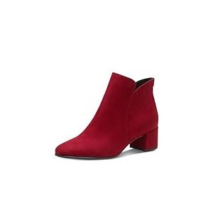 Tamaris Bottines &agrave; talon pour femme 1-25354-43 - Rouge - Taille 41 EU, rouge, 41 EU