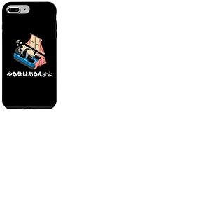 Kawaii Cute I'm Motivated Panda Funny Panda Animaux Lover Coque pour iPhone 7 Plus/8 Plus