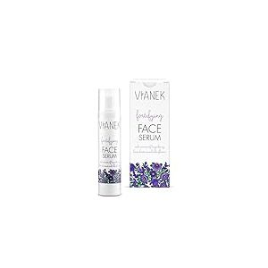VIANEK Sérum pour le visage raffermissant - Humidité pour les peaux sensibles, rouges et capillaires - Cosmétique naturel végétalien pour homme et femme - 15 ml.