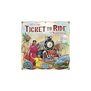Les AVENTURIERS du Rail: Extensions Inde + Suisse - Version Française - Jeu de Société pour Enfants dès 8 Ans - 2 à 4 Joueurs - 45 Min - Jeu de Stratégie A Jouer avec Un Jeu de Base