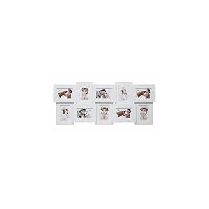 Deknudt Frames S66SB1-P10-10.0X15.0 Cadre Multi-Photos pour 10 Photos Blanc 98 x 44 x 3 cm