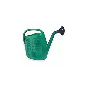 Ecoplast | Arrosoir de Jardin 10 litres, en Plastique résistant, Vert, avec Bec de Douche Anti-Goutte, fabriqué en Italie