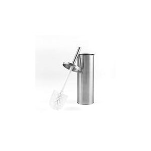 Beldray Brosse WC avec Support Inox, Brosse Toilettes WC Style Silicone avec Couvercle Hygiénique, Brosse Toilette Design Premium pour Nettoyage en Profondeur, Rangement Compact
