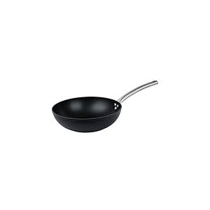 axentia Poêle wok, Ø env. 28 cm, forgée