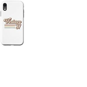 Vintage 1981 Retro Sunset Classic 45 Ans, 45e Anniversaire Coque pour iPhone XR