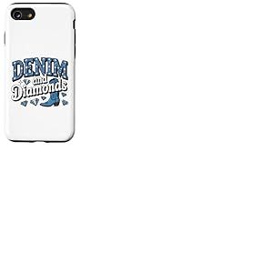 Denim et Diamants Africains Melanin Swag Cowgirls Western Coque pour iPhone SE (2020) / 7/8