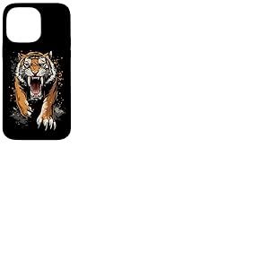 Tigre &agrave; Dents de Sabre Smilodon F&eacute;lid&eacute; Tigre &agrave; Dents Sabre Coque pour iPhone 14 Pro Max