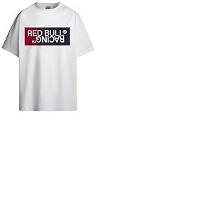 Red Bull Racing X Pepe Jeans Ombre Logo Tee T-Shirt, Blanc (Blanc), XS Homme