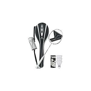 Talbot Torro Isoforce 211 Starterset, Set d'Initiation de Badminton Composé de 1 Raquette en Graphite, 3 Volants, Sac, 449521