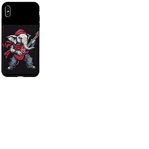 Profitez des riffs avec ce costume graphique d'éléphant à bascule Coque pour iPhone XS Max