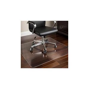 COSYLAND Tapis Chaise de Bureau Effet Givré 100x120cm, Tapis de Sol Bureau Antidérapant, Tapis Protection Sol Chaise Bureau, Protège-Parquet pour Sols Durs
