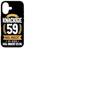Ich Bin Knackige 59 Mal Knackt ES Hier Mal Knackt ES Da Coque pour iPhone 17