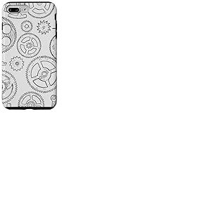 Horloge Pièces Individuelles Pièces de Montre Engrenage Mécanique Horloge Coque pour iPhone 7 Plus/8 Plus
