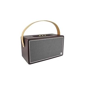 Konex Audio Enceinte Amplifiée Portable au Design Vintage avec Bluetooth 5.1 K-Three, DSP Intégré - 3 Voies - Puissance 240W - Entrée AUX - USB. Sonorité Riche et Puissante.