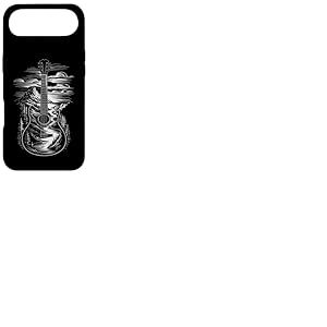 Guitare Acoustique Paysage Art Montagne Rivière Musique Coque pour iPhone Air