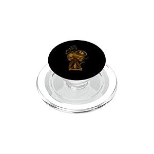 Crâne Sort Corbeau | Style Horreur Gothique PopSockets PopGrip pour MagSafe