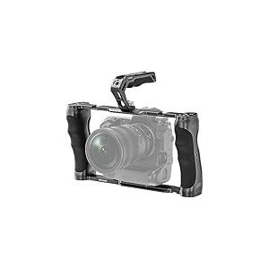 NEEWER Cage Universelle pour caméra et poignée supérieure avec kit de Broches de positionnement Arri 3/8", stabilisateur vidéo avec Base Arca, Deux poignées, Compatible avec Les Accessoires SmallRig