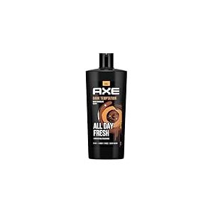 AXE - Gel Douche Homme 5en1 Dark Temptation - 24h Hydratant - 87% d'Ingrédients d'origine naturelle - parfum chocolat gourmand - 700ml