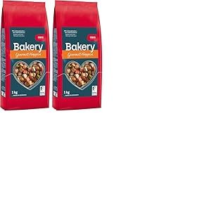 Mera Bakery Gourmet Happen - M&eacute;lange de Friandises pour Chien - pour Entra&icirc;nement ou Collation - Ingr&eacute;dients Naturels - Biscuits D&eacute;licatement Cuits au Four (1 kg) (Lot de 2)