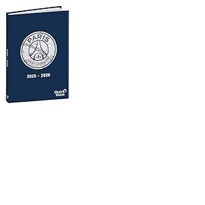 QUO VADIS - Agenda scolaire - 2025-2026 - Eurotextagenda - Journalier - Multilingue - PSG - Multicolore - 12 mois de août à juillet - 12x17 cm