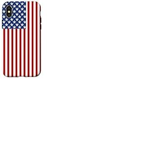 Étui drapeau américain USA drapeau patriotique américain téléphone Coque pour iPhone X/XS