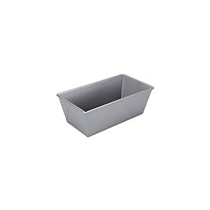 Städter We Love Baking Moule à pain argenté 20 x 10,5 cm Hauteur 7 cm En métal avec revêtement anti-adhésif Capacité 1200 ml