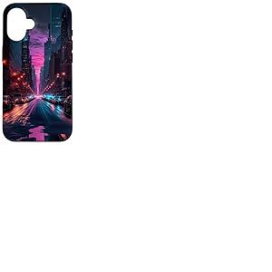 New York Vaporwave Esth&eacute;tique Style R&eacute;tro New York Coque pour iPhone 16