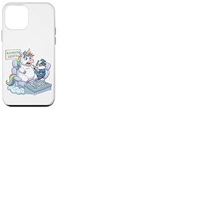 Licorne dr&ocirc;le chez Le Dentiste Rainbow Dental Design Coque pour iPhone 12 Mini