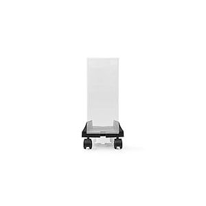NEDIS CSTD101BK Support pour PC avec roulettes, Noir, 14.5-24.2 cm x 20 kg