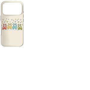 Quatuor de Chiens Moderne Bulldog Retro Atomic Mid Century Coque pour iPhone 17 Pro