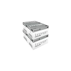 Image Volume - Papier multifonction Blanc 80 g/m² A3 - Lot de 4 cartons - 20 ramettes de 500 feuilles - 10.000 feuilles