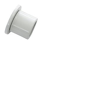 GARDINIA Support Mural pour Tringle &agrave; Rideau avec Diam&egrave;tre de 20 mm, Mat&eacute;riel de Fixation Inclus, Montage Mural, M&eacute;tal, Blanc