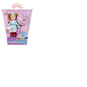 Bratz Slumber Party - Cloe Poupée Mannequin- avec 2 Pyjamas, Un Animal en Peluche et Accessoires - Convient aux Enfants et aux Collectionneurs