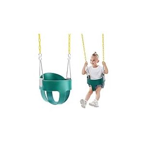 VEVOR Si&egrave;ge de balan&ccedil;oire pour Tout-Petits, 68 kg, si&egrave;ge de balan&ccedil;oire pour b&eacute;b&eacute; &agrave; Dossier Haut, avec cha&icirc;nes et mousquetons enduits, pour Les Tout-Petits de 3 Ans et Plus, int&eacute;rieur et ext&eacute;rieur