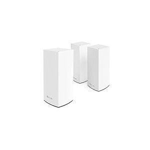 Linksys Syst&egrave;me WiFi 6 Mesh Linksys Blue Label&ndash;1 Borne AX4200 Triple Bande + 2 Bornes AX5400 Double Bande &ndash; Routeurs Mesh sans Fil (jeux) jusqu'&agrave; 80 Appareils, Port&eacute;e jusqu&rsquo;&agrave; 760 m&sup2;, Contr&ocirc;le Parental